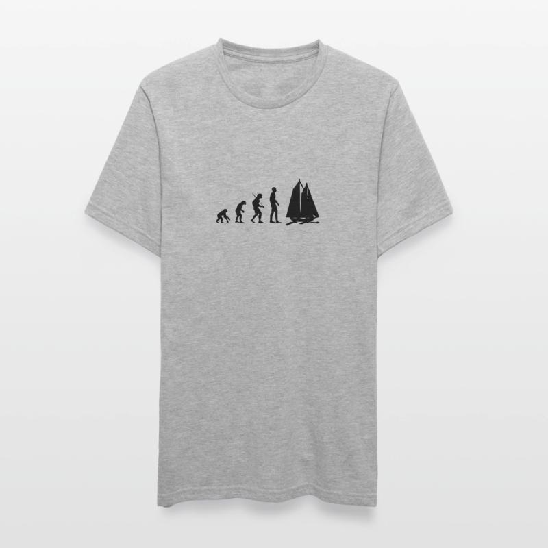 Sail Evolution - Sail Evolution sailboat sailing Unisex Polycotton T-Shirt
