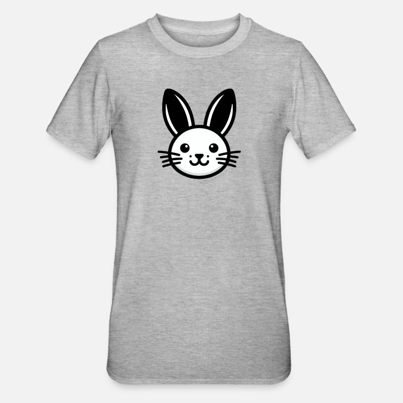 Lapin Lapin Lapin - T-shirt polycoton Unisexe - gris chiné