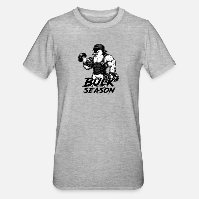 Gymnase de Pengu - T-shirt polycoton Unisexe - gris chiné