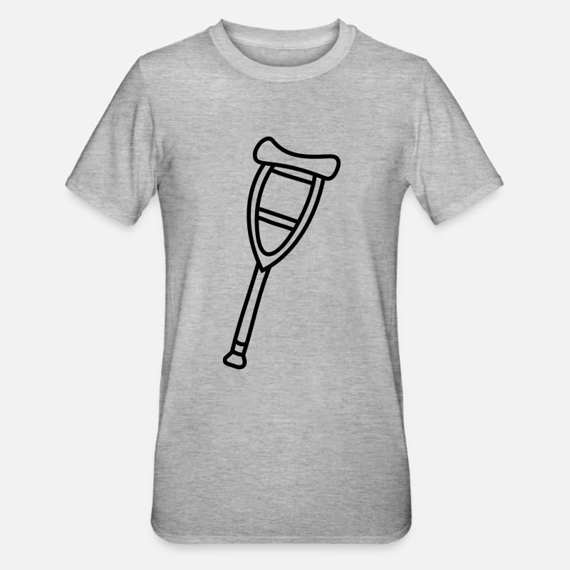 Béquille - T-shirt polycoton Unisexe - gris chiné