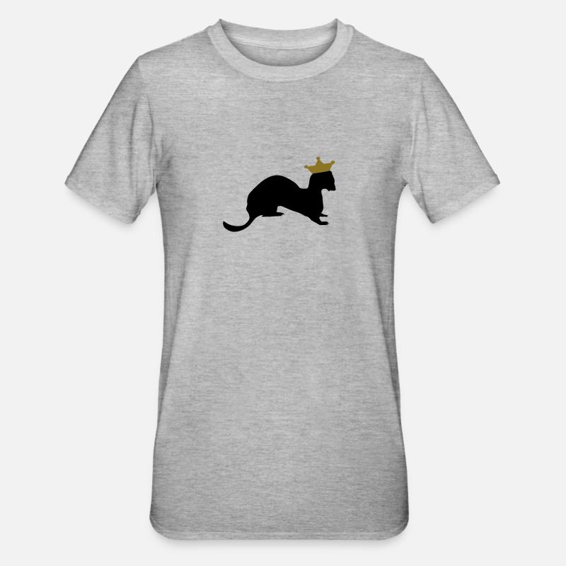 re donnola / king weasel (2c) - Maglietta unisex, mix cotone e poliestere - grigio melange