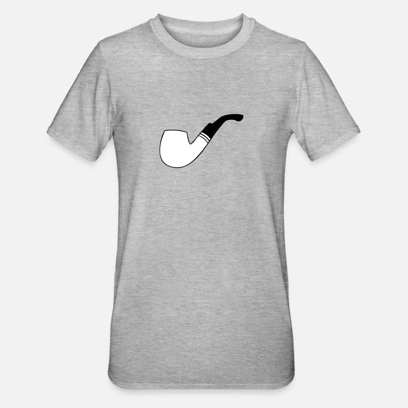 pipe - T-shirt polycoton Unisexe - gris chiné