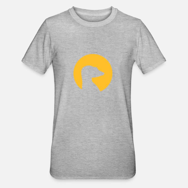 Erdmännchen - Unisex Polycotton T-Shirt - Grau meliert