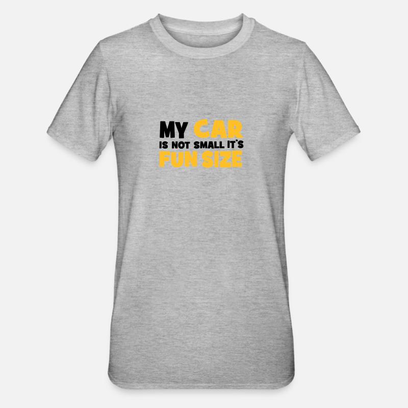 Small car - T-shirt polycoton Unisexe - gris chiné