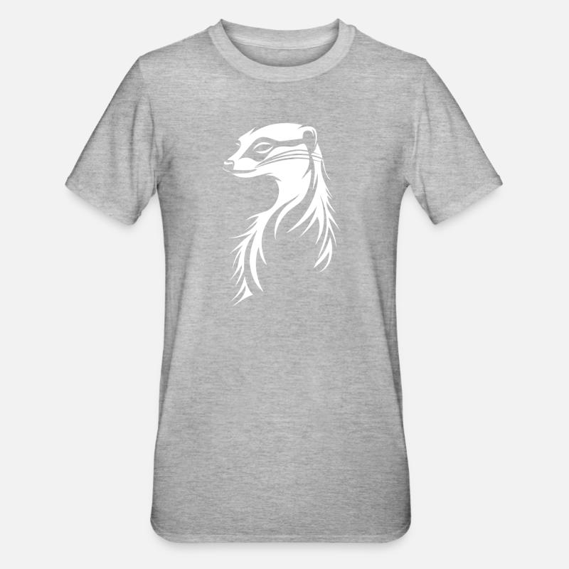Suricate - T-shirt polycoton Unisexe - gris chiné