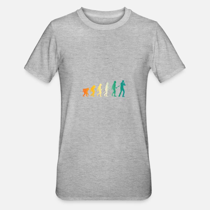 Harmonica Evolution Harmonica - T-shirt polycoton Unisexe - gris chiné