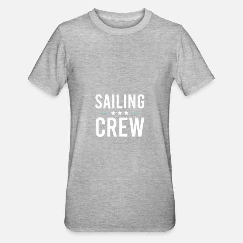 Équipage de navigation - T-shirt polycoton Unisexe - gris chiné