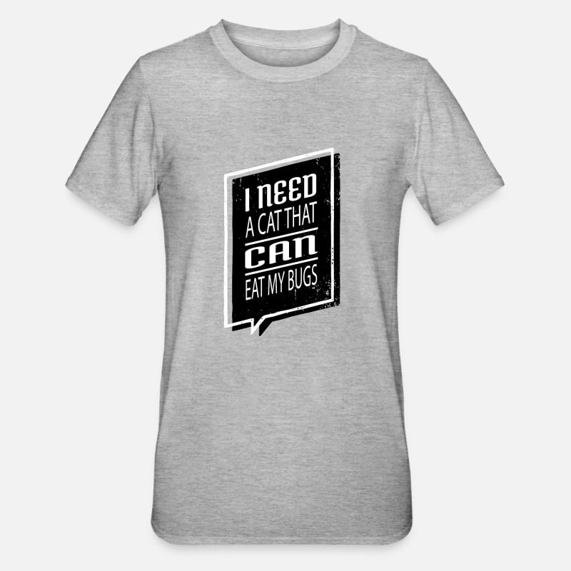 programming language - Unisex Polycotton T-Shirt - Grau meliert