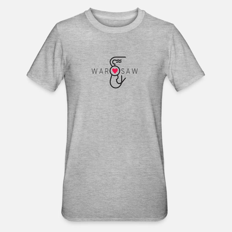 Sirène de Varsovie - T-shirt polycoton Unisexe - gris chiné