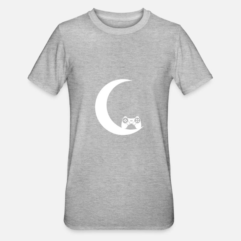 Crescent Moon - Jeu - - T-shirt polycoton Unisexe - gris chiné