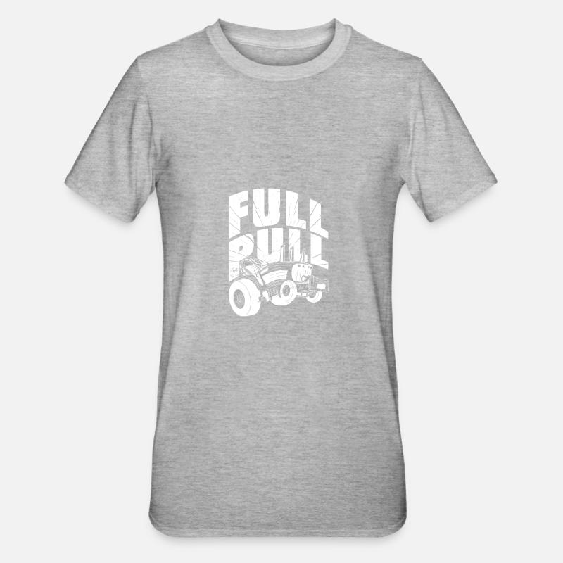 Train complet - - T-shirt polycoton Unisexe - gris chiné