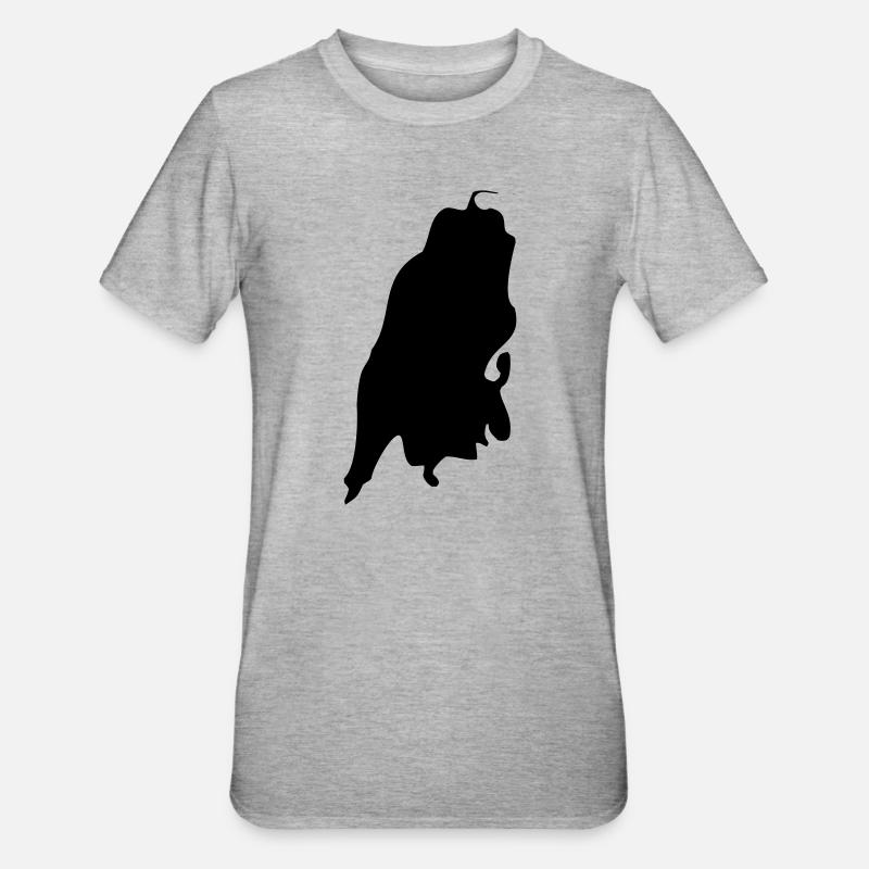 Lefkada - T-shirt polycoton Unisexe - gris chiné