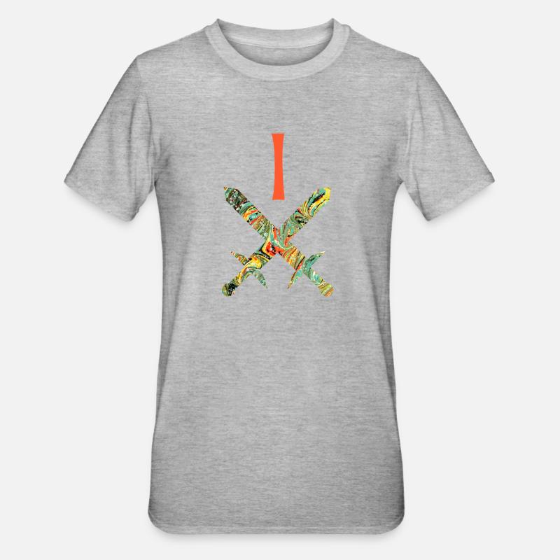 épées croisées e 200 i - T-shirt polycoton Unisexe - gris chiné