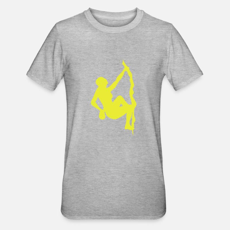 sport escalade - T-shirt polycoton Unisexe - gris chiné