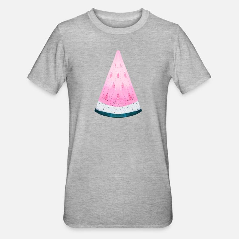 Pink Melon - T-shirt polycoton Unisexe - gris chiné