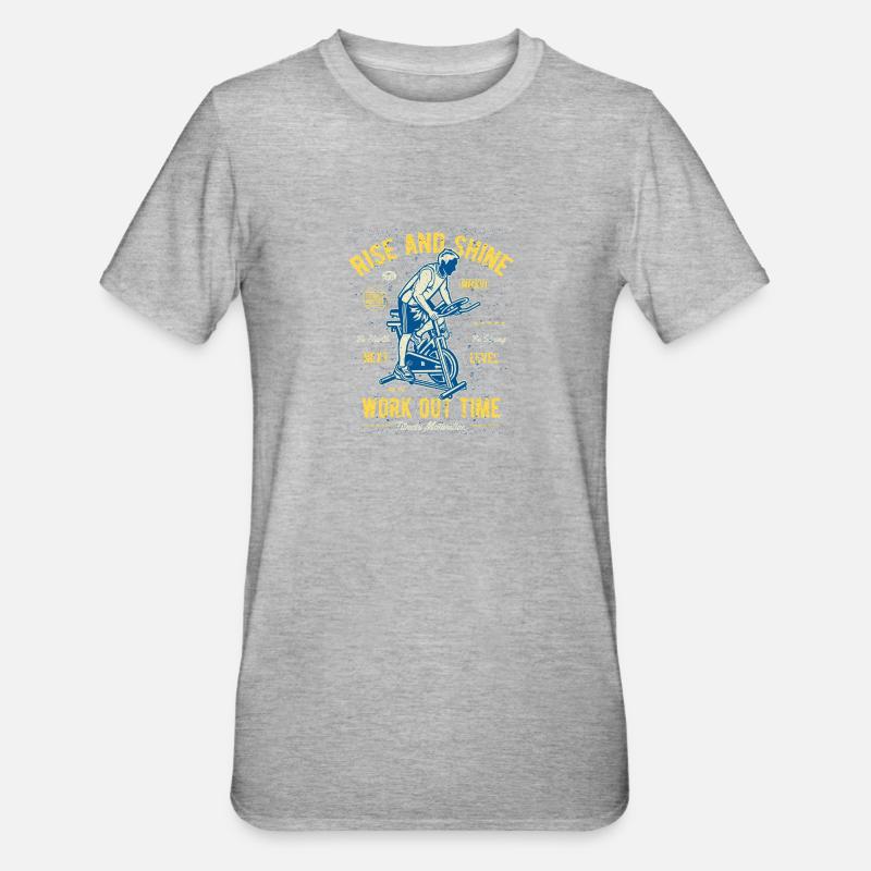 Temps de travail - T-shirt polycoton Unisexe - gris chiné