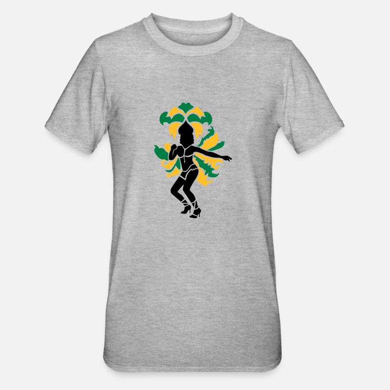Samba - T-shirt polycoton Unisexe - gris chiné