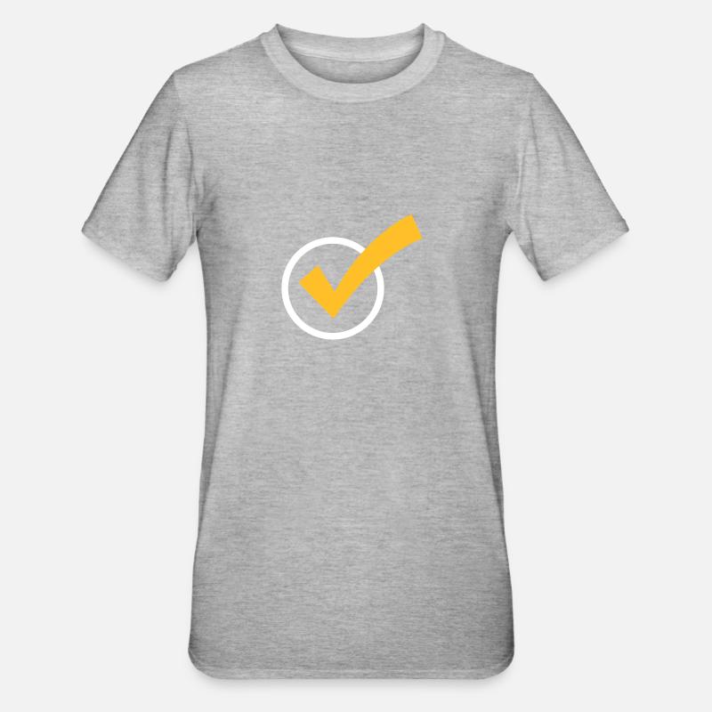 Une coche - T-shirt polycoton Unisexe - gris chiné