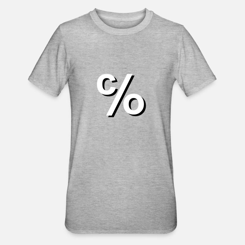 Domaines du PDG - T-shirt polycoton Unisexe - gris chiné