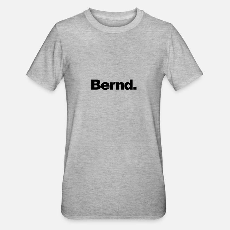 Bench. Logospaß - Unisex Polycotton T-Shirt - Grau meliert