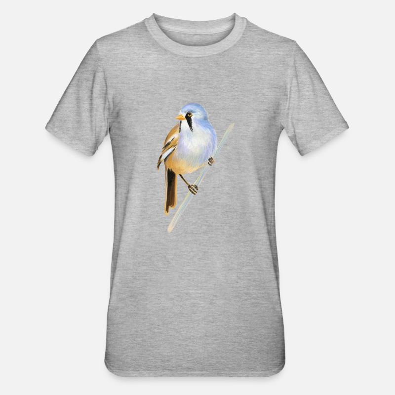 M. Bartmeise - T-shirt polycoton Unisexe - gris chiné