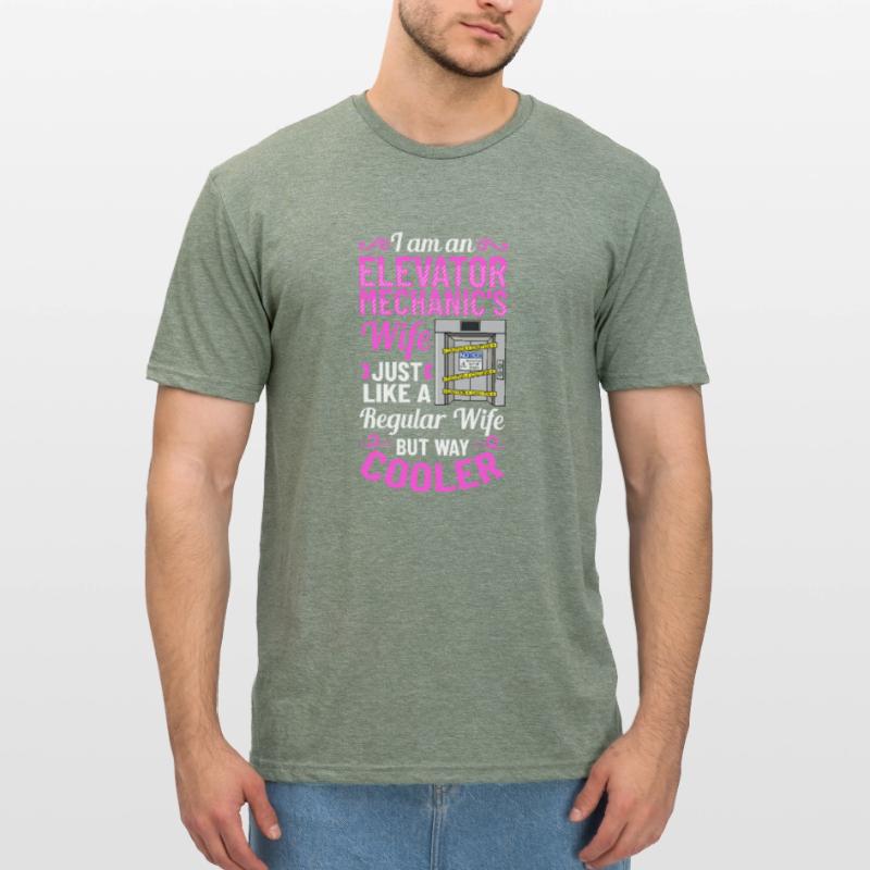 Elevator Elevator System Technician Woman Elevator Elevator Unisex Polycotton T-Shirt