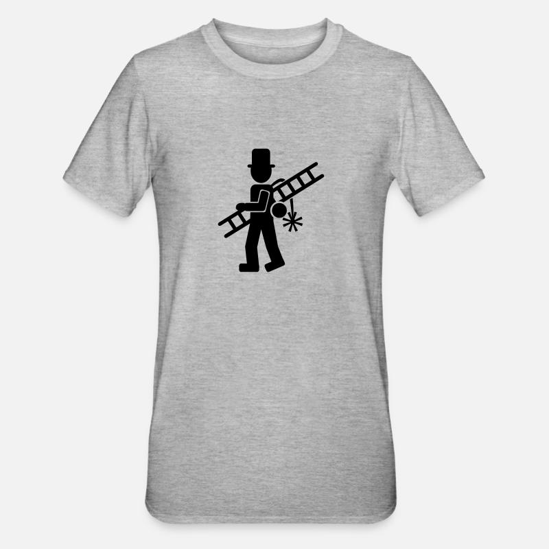 Chimney sweeper - Unisex Polycotton T-Shirt - heather grey