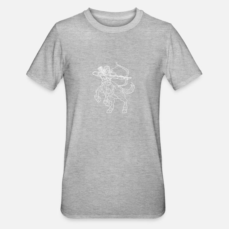 Centaure - blanc - T-shirt polycoton Unisexe - gris chiné