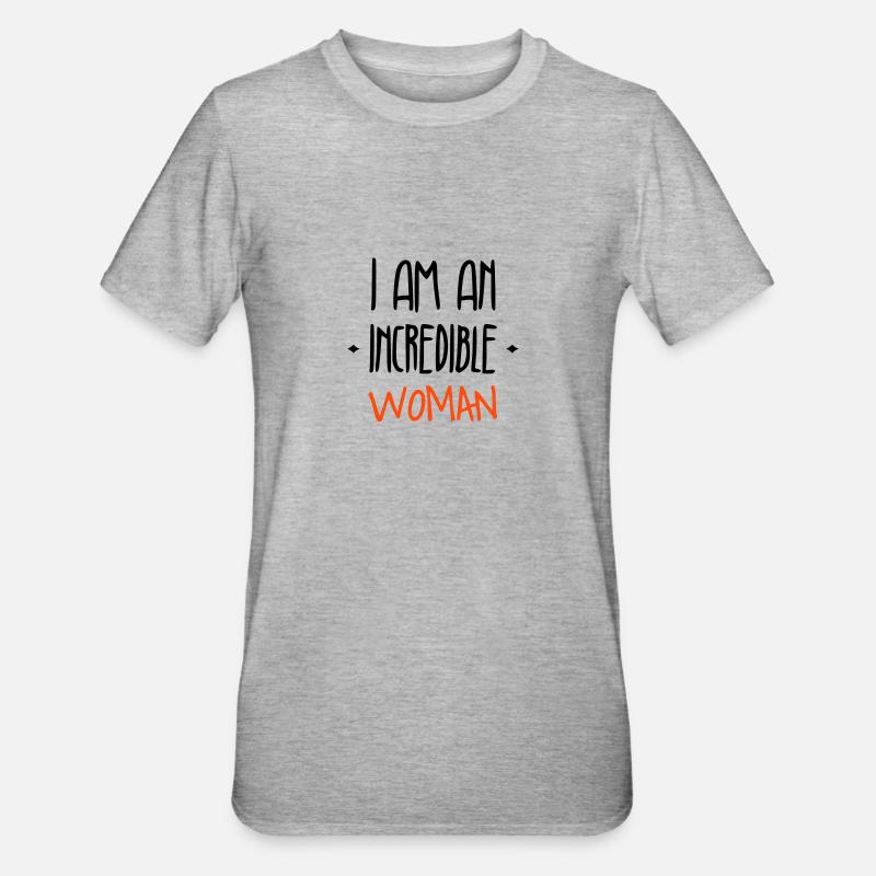 fille / fée / princesse / bébé - T-shirt polycoton Unisexe - gris chiné
