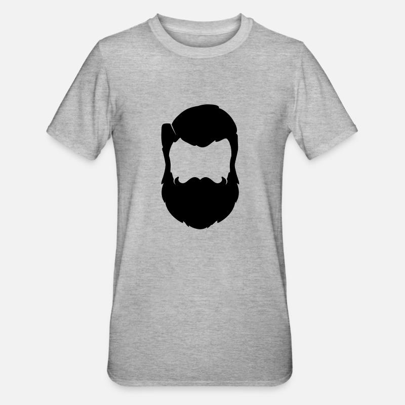 beard - T-shirt polycoton Unisexe - gris chiné