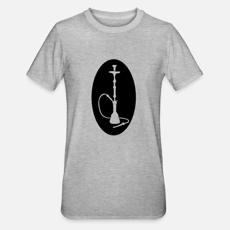 narguilé - T-shirt polycoton Unisexe - gris chiné