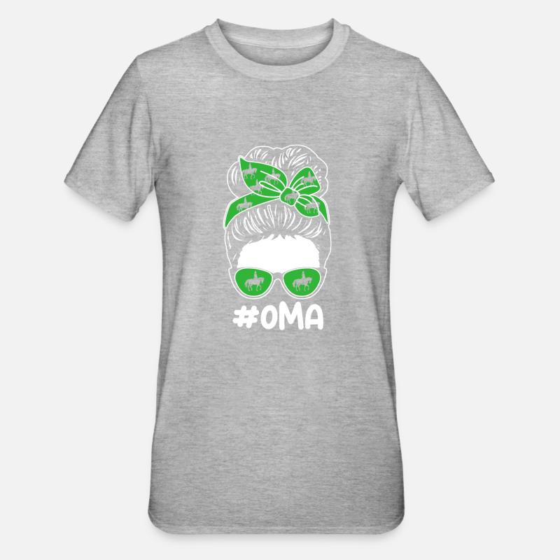 Monter à cheval - T-shirt polycoton Unisexe - gris chiné