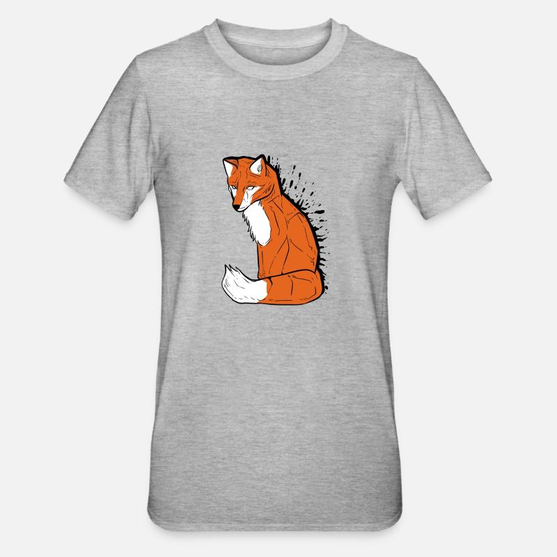 Fuchsfuchs Painter Gift - Unisex Polycotton T-Shirt - heather grey