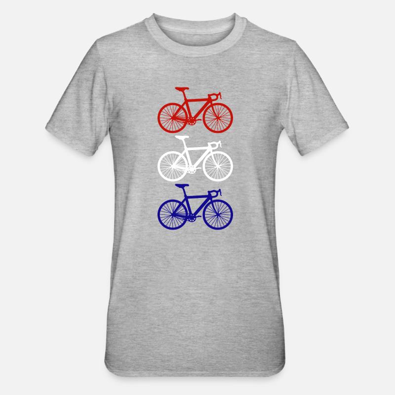 Cyclisme Cyclisme Pays-Bas - T-shirt polycoton Unisexe - gris chiné
