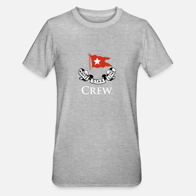 titanic hinten2017 - Unisex Polycotton T-Shirt - Grau meliert