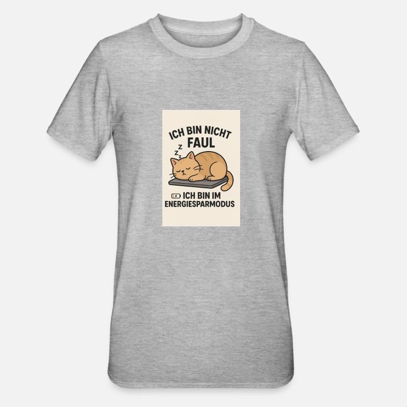 Dormir - T-shirt polycoton Unisexe - gris chiné