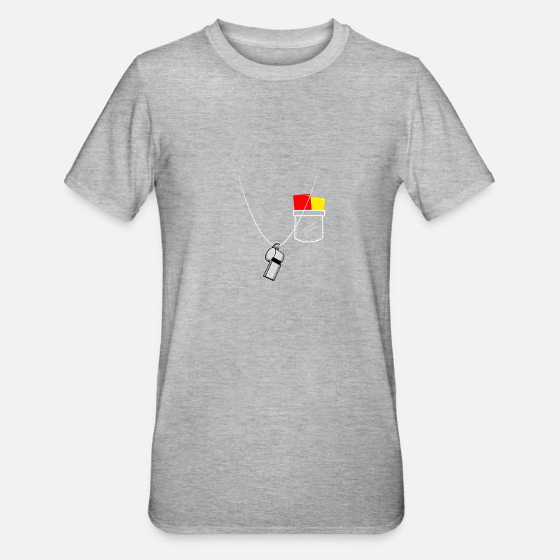 Arbitre Uniforme Refree - T-shirt polycoton Unisexe - gris chiné