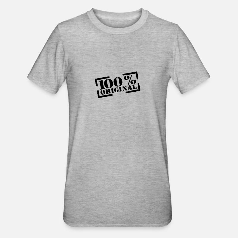 timbre original 100 % - T-shirt polycoton Unisexe - gris chiné