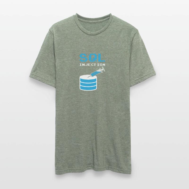 Injection SQL pour les administrateurs de base de données SQL T-shirt polycoton Unisexe