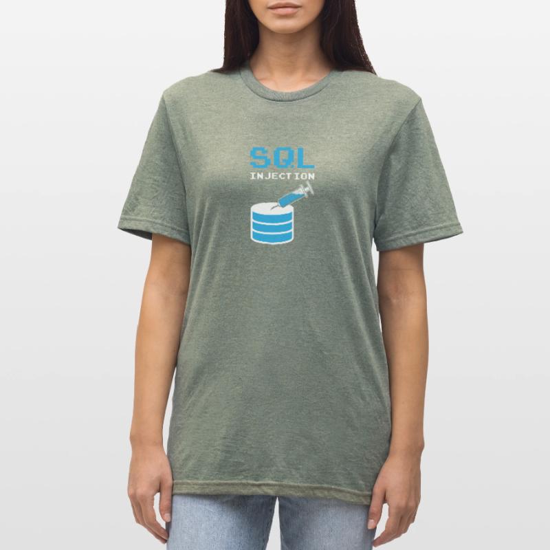 SQL Injection For SQL database admins Unisex Polycotton T-Shirt