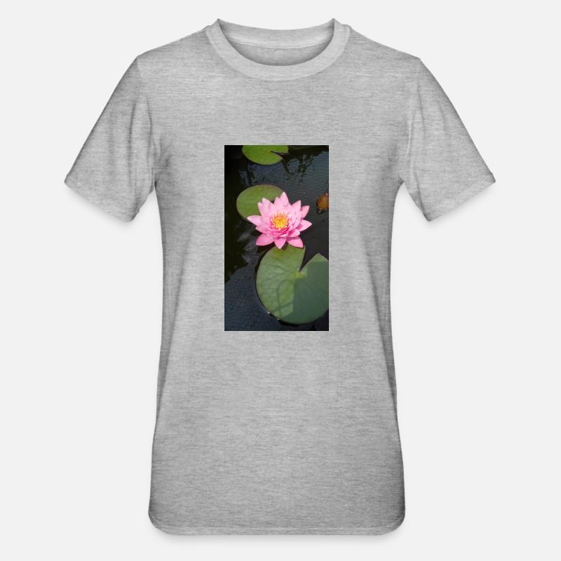 Nénuphar - T-shirt polycoton Unisexe - gris chiné