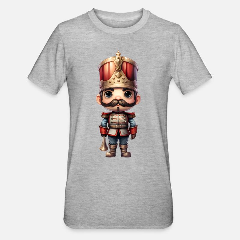Nutcracker - Unisex Polycotton T-Shirt - heather grey