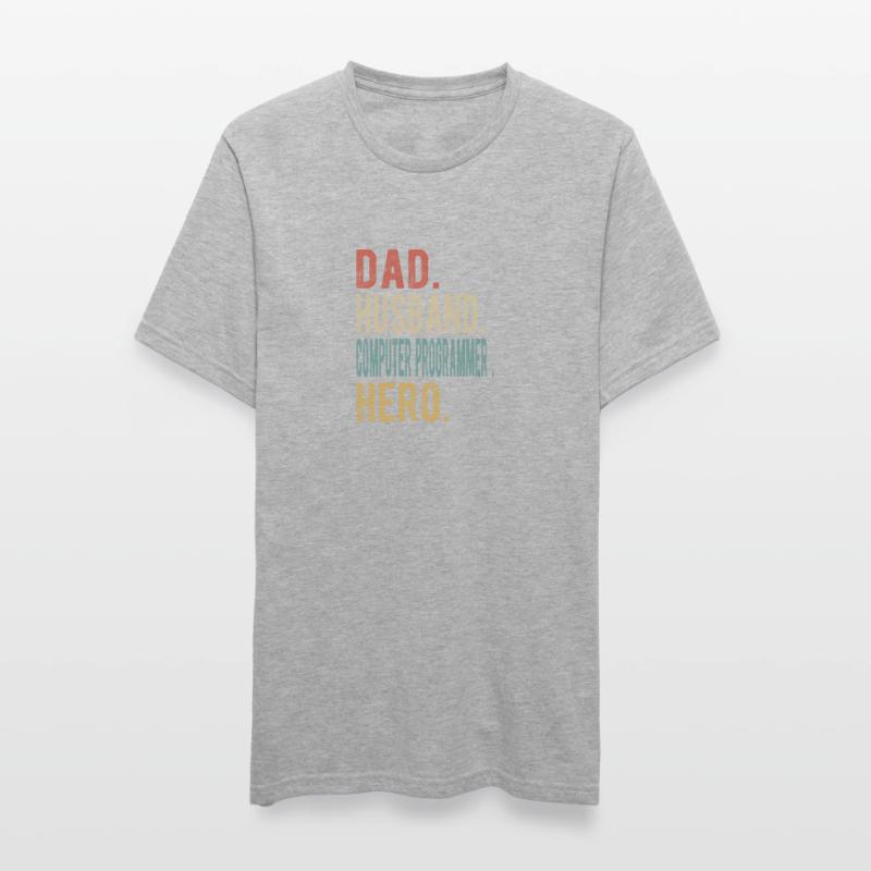 Computerprogrammierer Vater Ehemann Held Unisex Polycotton T-Shirt