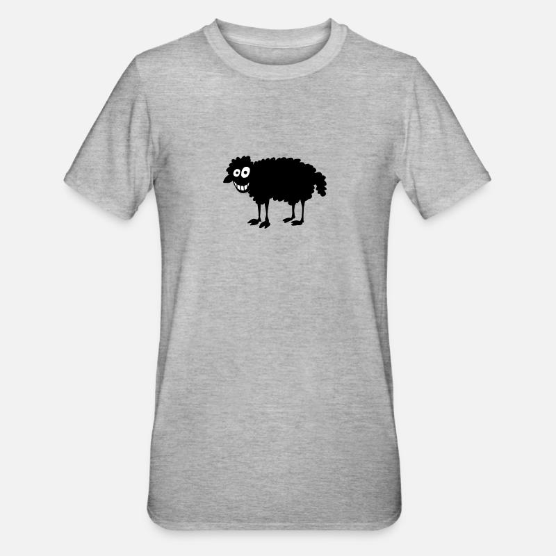 Black Sheep - T-shirt polycoton Unisexe - gris chiné