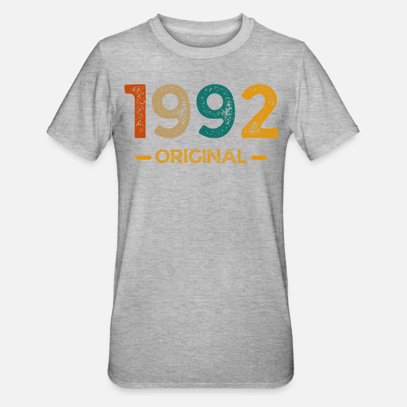1992 Original - T-shirt polycoton Unisexe - gris chiné