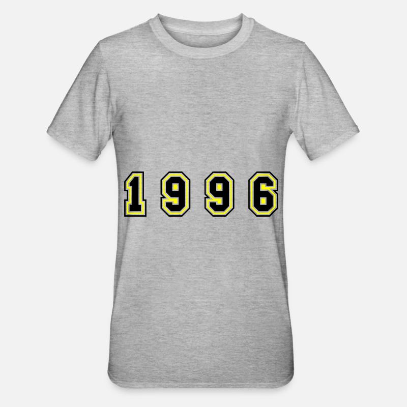 Numéro de l’année 1996 - T-shirt polycoton Unisexe - gris chiné