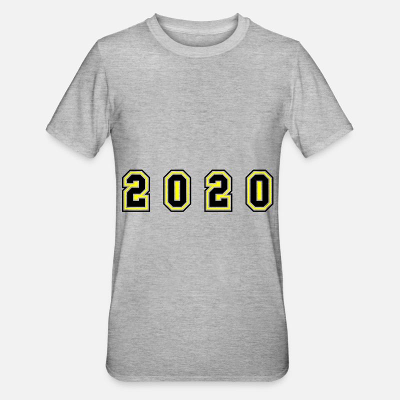 Numéro de l’année 2020 - T-shirt polycoton Unisexe - gris chiné