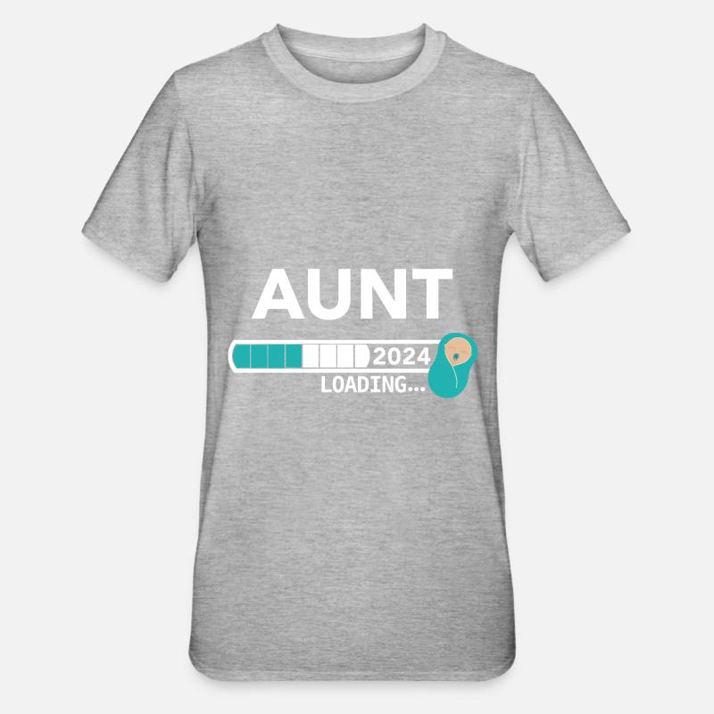 Tante Loading - T-shirt polycoton Unisexe - gris chiné