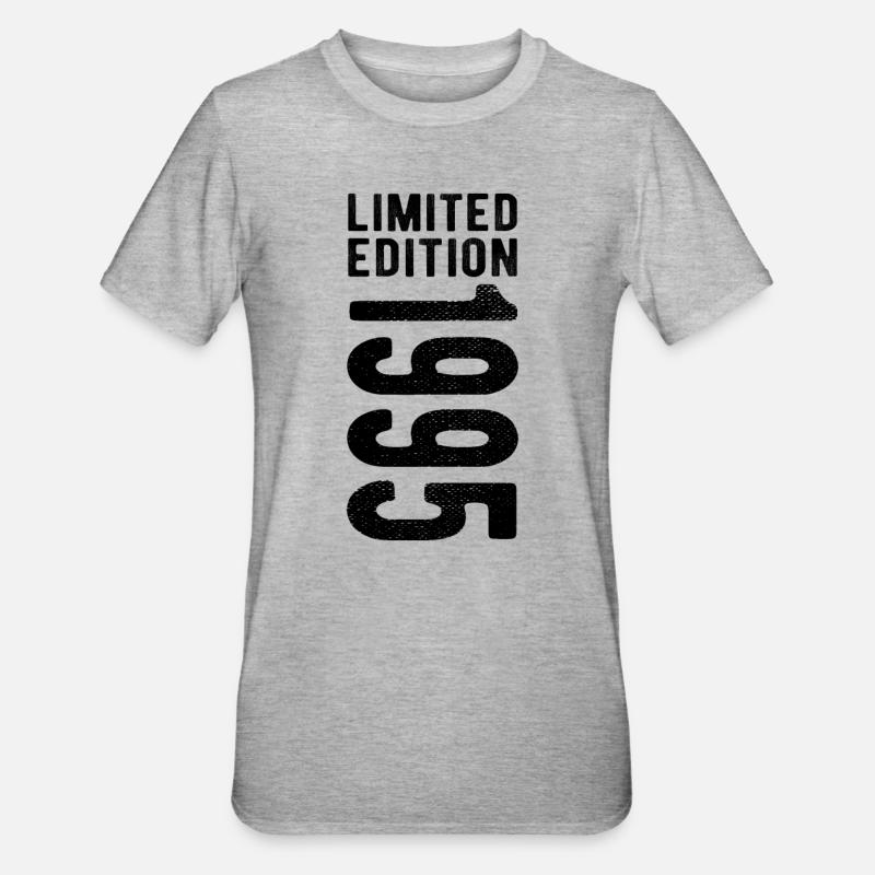 édition limitée 1995 - T-shirt polycoton Unisexe - gris chiné