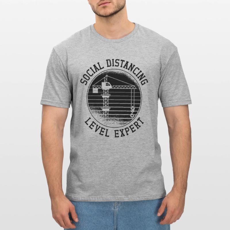 Construction Worker Construction Crane Operator Crane Driver Gift Idea Unisex Polycotton T-Shirt